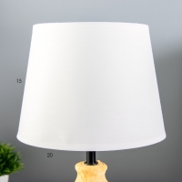 Настольная лампа "Заряна" Е14 40Вт белый оранжевый 30х30х33см RISALUX Настольная лампа "Заряна" Е14 40Вт белый оранжевый 30х30х33см RISALUX