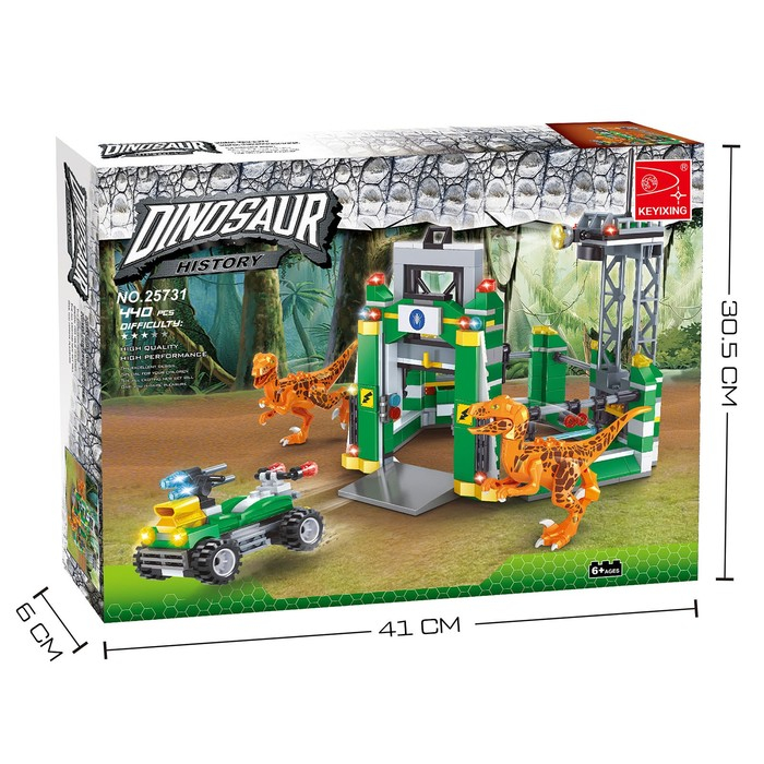 Конструктор &laquo;Диноленд. Ловушка для хищников&raquo;, 445 деталей