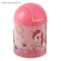 Набор настольный детский "Единорог" (подставка+2 карандаша+линейка+точилка+ластик+ блокнот 8 листов+ножницы)