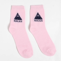 Подарочный набор KAFTAN &laquo;Новый год: Merry Christmas&raquo;&lrm; носки р, 36-39 (23-25 см), маска