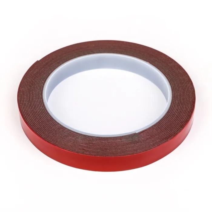 Клейкая лента TORSO, двусторонняя, усиленная, 10 мм × 5 м Клейкая лента TORSO, двусторонняя, усиленная, 10 мм × 5 м