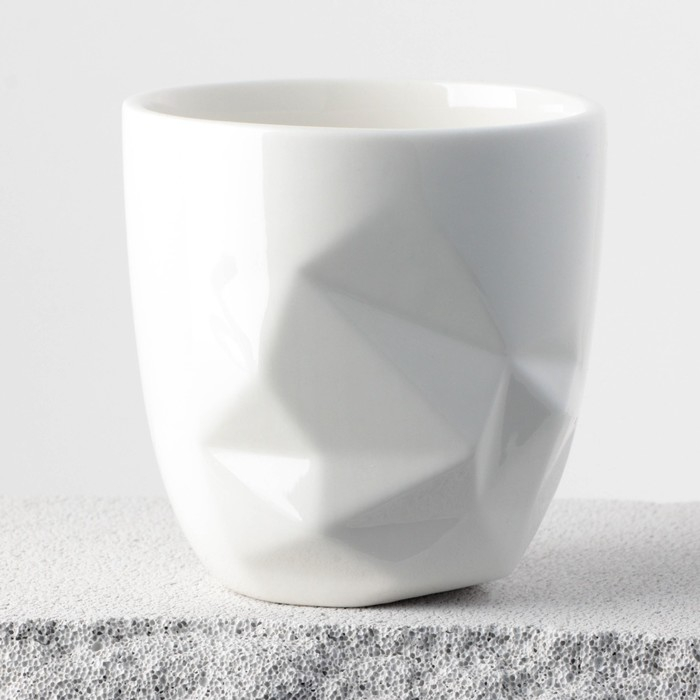 Кружка керамическая «Айсберг», белая 350 мл, цвет белый Кружка керамическая «Айсберг», белая 350 мл, цвет белый