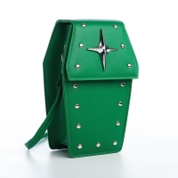 Сумка молодёжная на магните, цвет зелёный Сумка молодёжная на магните, цвет зелёный