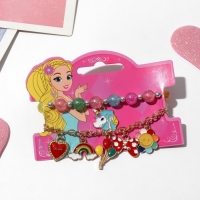 Набор детских браслетов (2 шт.) &laquo;Выбражулька&raquo;, веселье, цветной