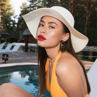 Серьги-кольца &laquo;Танзания&raquo; леопард, d=5,5, цветные