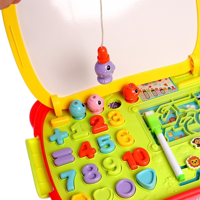 Развивающий столик &laquo;Играй и учись&raquo;, цвет красный