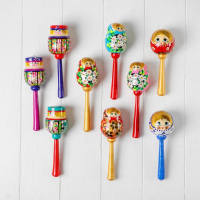 Трещотка "Маракас деревянный" МИКС, длина — 20 см Трещотка "Маракас деревянный" МИКС, длина — 20 см