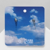 Серьги эмаль «Цветы», цветные Серьги эмаль «Цветы», цветные