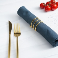 Кольцо для салфеток «Спираль», 4,5×4 см, цвет золотой Кольцо для салфеток «Спираль», 4,5×4 см, цвет золотой