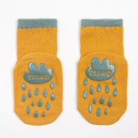 Носки детские MINAKU со стоперами цв.горчичный, р-р 14 см Носки детские MINAKU со стоперами цв.горчичный, р-р 14 см