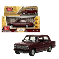 Машинка металлическая &laquo;ВАЗ-2101&raquo;, ретро - модель &laquo;Копейка&raquo;, открываются двери, багажник, инерция, 12 см, фиолетовый