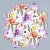 Коробка для печенья, кондитерская упаковка с пластиковой крышкой, With love, 10.5 х 10.5 х 3 см