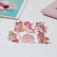 Кольцо &laquo;Выбражулька&raquo; волшебный единорог, форма МИКС, цветное, безразмерное