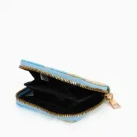 Кошелек дет 07-01-01 Июнь2545 кот, 8,5*2,5*10,5 см, 2 отд+отд/молн, д/карт, голубой