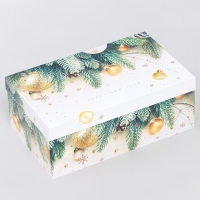 Набор коробок подарочных 15 в 1 &laquo;С Новым годом&raquo;, 12 х 7 х 4 см - 46,6 х 35,2 х 17.5 см, Новый год