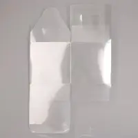 Складная коробка из PVC, прозрачная, 7&times;7&times;7 см
