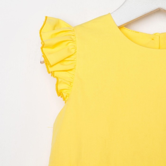 Платье детское KAFTAN "Princess", размер 30 (98-104), цвет жёлтый