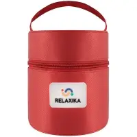 Термос для еды Relaxika 500, в чехле, стальной