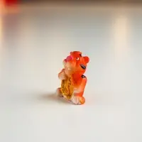 Фигурка полистоун &laquo;Тигр силач с золотой монетой&raquo;, 3&times;1.5&times;2.7 см, МИКС