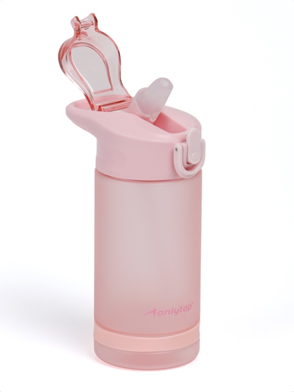 Бутылка для воды Onlytop, 550 мл, цвет розовый