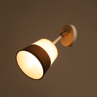 Бра "Селена" Е27 40Вт бело-золотой 14х14х11 см