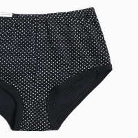 Трусы слипы женские, цвет чёрный/горошек, размер 54 Трусы слипы женские, цвет чёрный/горошек, размер 54