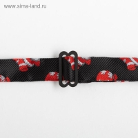 Набор мужской KAFTAN подтяжки и галстук-бабочка "Крутой Санта"