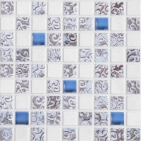 Панель ПВХ Мозаика КОЛЛАЖ ГОЛУБОЙ 480 х 960 мм Панель ПВХ Мозаика КОЛЛАЖ ГОЛУБОЙ 480 х 960 мм