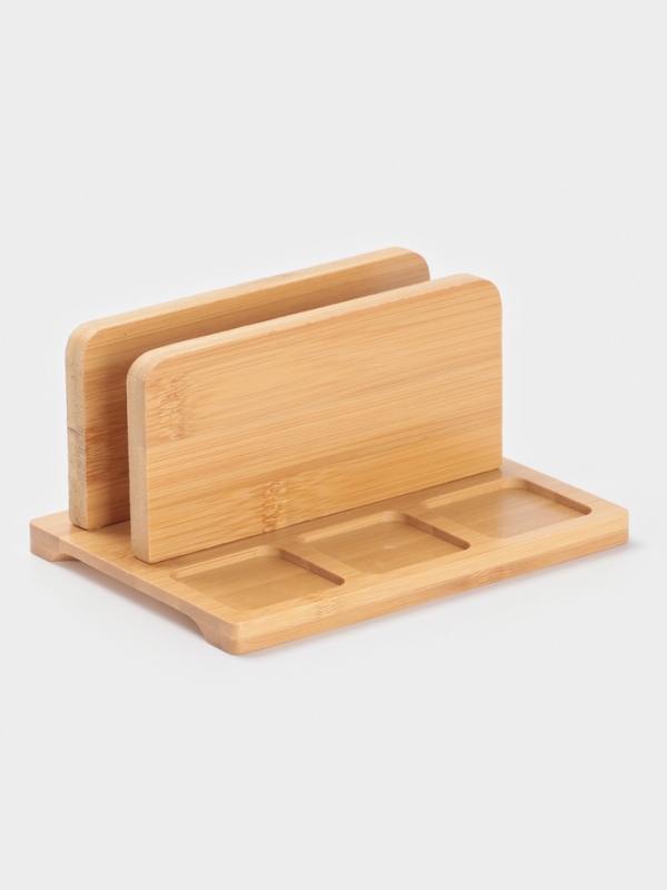 Набор для специй на подст 4 шт "BellaTenero" , солонка, перечница, салфетница, зубочист