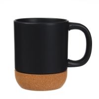 Кружка керамическая с пробковым дном Дорого внимание &laquo;Всегда есть место подвигам&raquo;, 400 мл