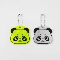 Светоотражающий элемент &laquo;Морда панды&raquo;, двусторонний, 6&times;5.5 см, МИКС