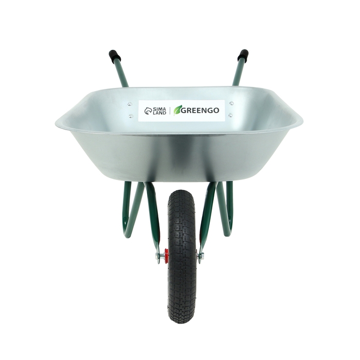 Тачка садовая, одноколёсная: груз/п 120 кг, объём 65 л, Greengo Тачка садовая, одноколёсная: груз/п 120 кг, объём 65 л, Greengo