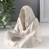 Подсвечник &laquo;Безликий&raquo;, 11&times;11&times;11.5 см, серый