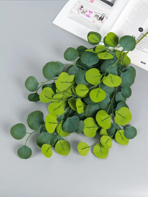 Цветы искусственные &laquo;Эвкалипт популус&raquo;, h=96 см, зелёные