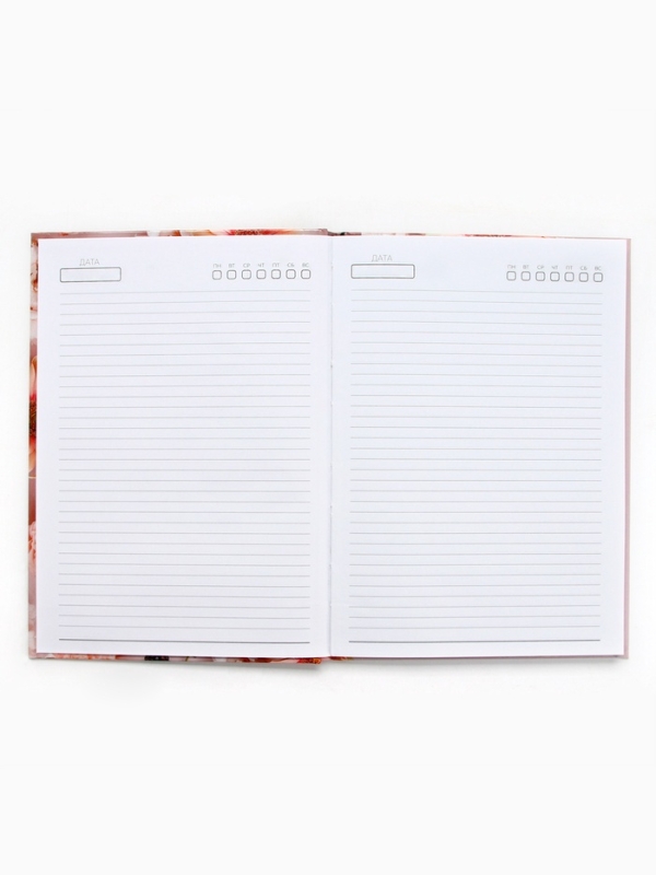 Ежедневник в твердой обложке А5, 80 л "С 8 марта"