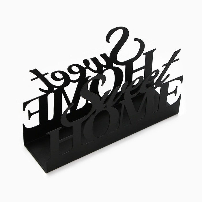 Салфетница &laquo;Sweet home&raquo; металлическая, 14 х 9 см