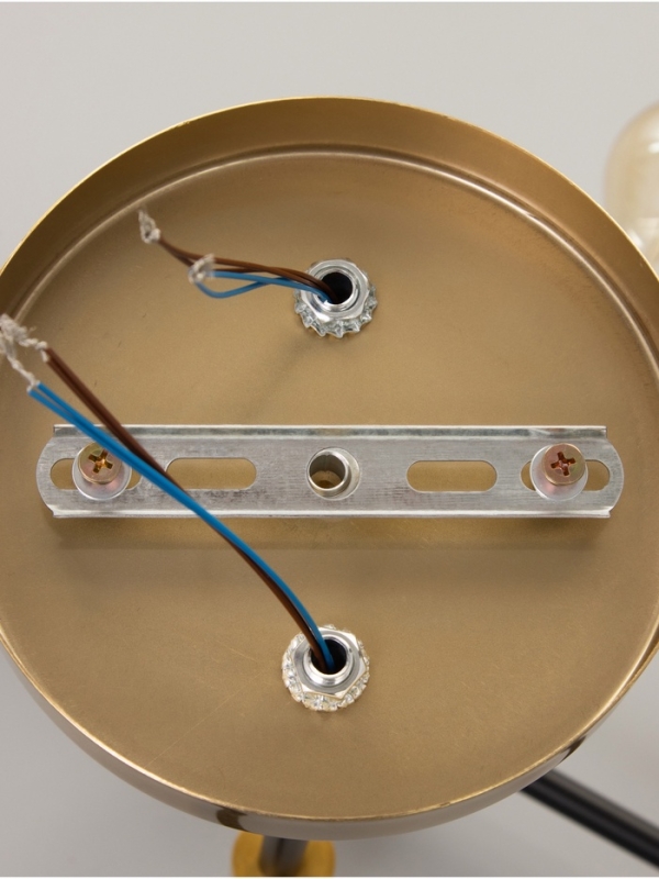 Люстра "Лора" 4х40Вт Е27 латунь 58х58х37см