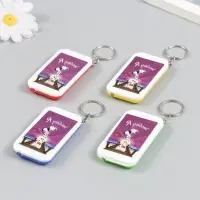 Фонарик брелок для ключей на кольце &laquo;Пёсики-далматинцы: Я рядом!&raquo;, 6.5&times;3.5&times;1 см, МИКС