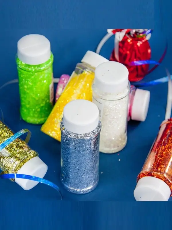 Конфетти &laquo;Шестиугольники&raquo; сиреневые, перламутр, 0.1 см, 90 г