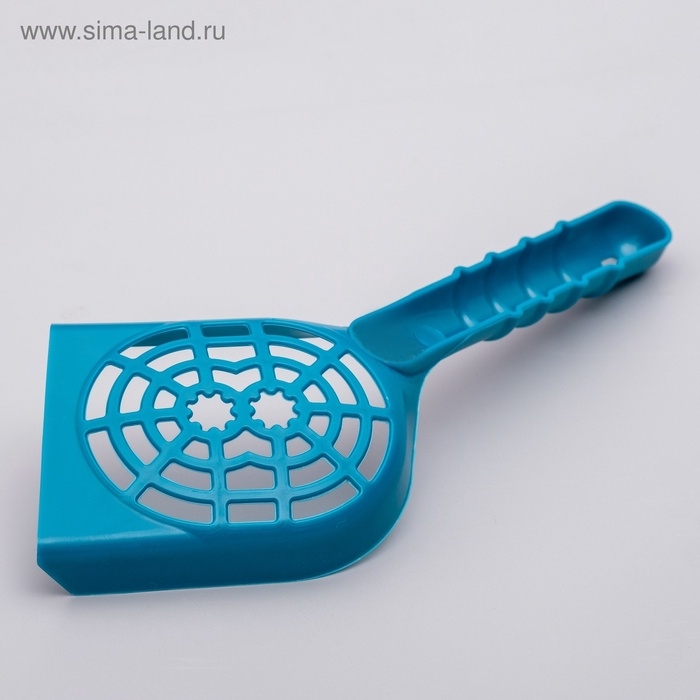 Совок изогнутый для кошачьего туалета, 28,5 х 11 х 1,6 см, микс цветов