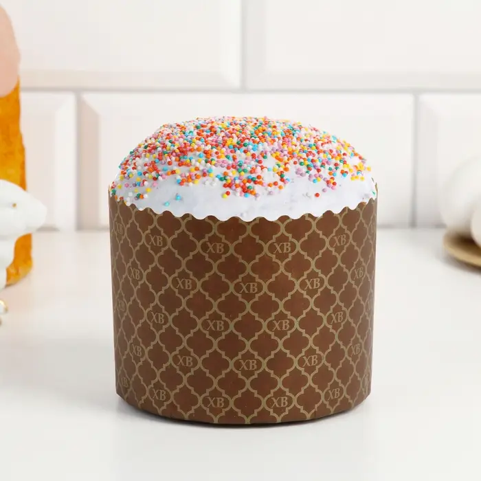 Форма бумажная для кекса, маффинов и кулича &laquo;ХВ новая&raquo;, 110&times;85 мм