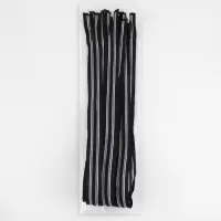 Молния &laquo;Трактор&raquo;, №5, разъёмная, замок автомат, 80 см, чёрная, белая