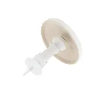 Крючок для штор CAPPIO KS033, d=98 мм, цвет белый с золотом, 2 шт