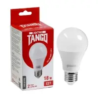 Лампа светодиодная TANGO, А60, 18 Вт, E27, 1710 Лм, 4000K, IP20, свечение нейтральное белое