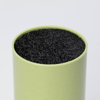 Подставка для ножей с наполнителем &laquo;Нежность&raquo;, 22&times;11 см, цвет зелёный