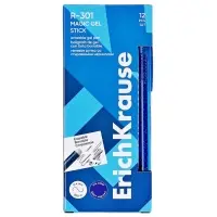 Ручка гелевая стираемая ErichKrause R-301 Magic Gel, узел 0.5 мм, чернила синие, длина линии письма 200 метров (цена за 1 шт.)