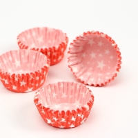 Форма для выпечки "Звезды" красная, 3,5 х 2 см набор 300шт  701102