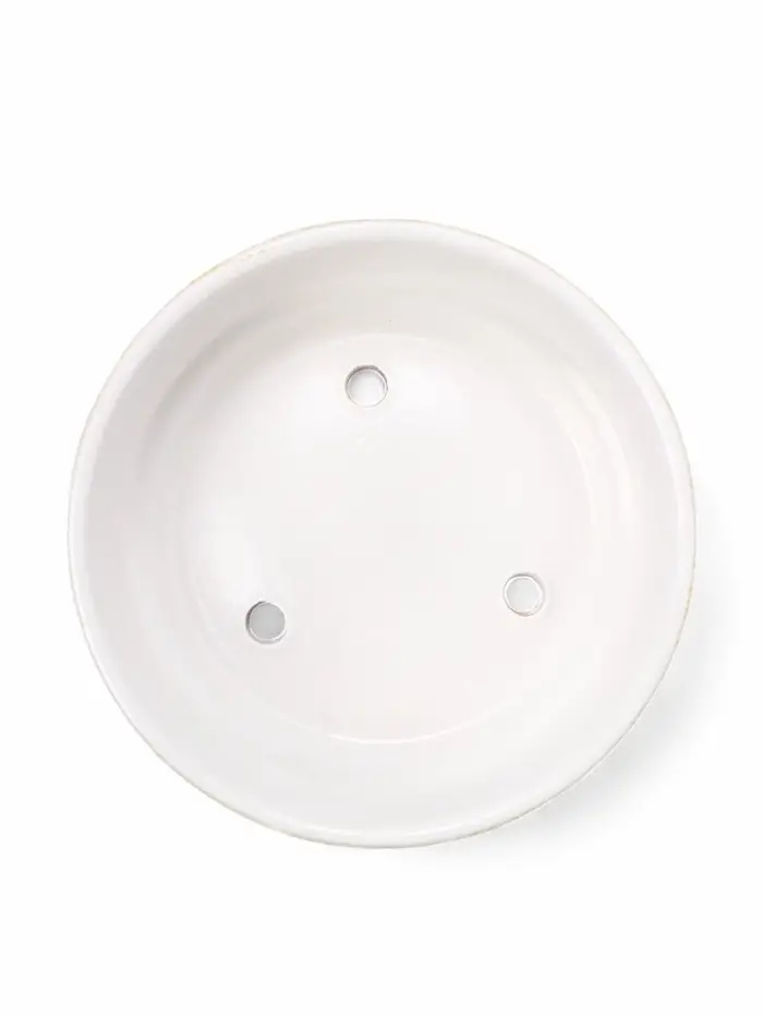 Горшок бонсайница 0,6 л, 15&times;5,5 см  для кактусов и суккулентов белый, керамика "НАВИ"