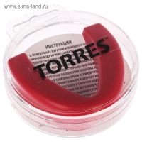 Капа боксёрская TORRES PRL1021RD, термопластичная, цвет красный