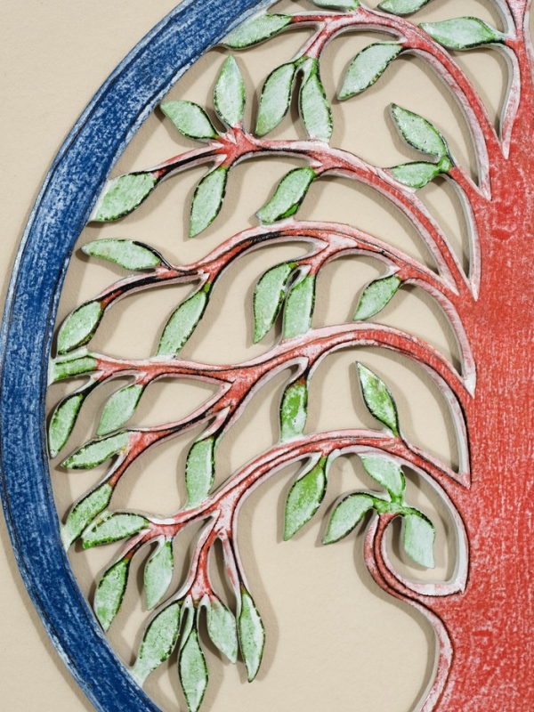 Панно резное МДФ Панно резное МДФ "Древо жизни", 40х40х0,6 см